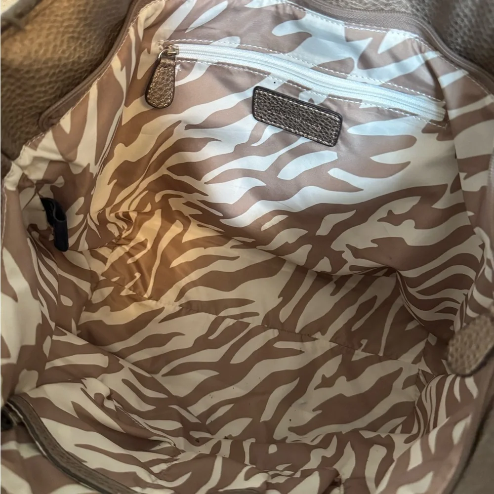 AK Anne Klein Zebra Print Tote Bag